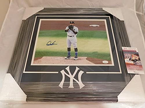Deivi Garcia חתום/ממוסגר 11x14 NY Yankees Photo תצוגת JSA COA