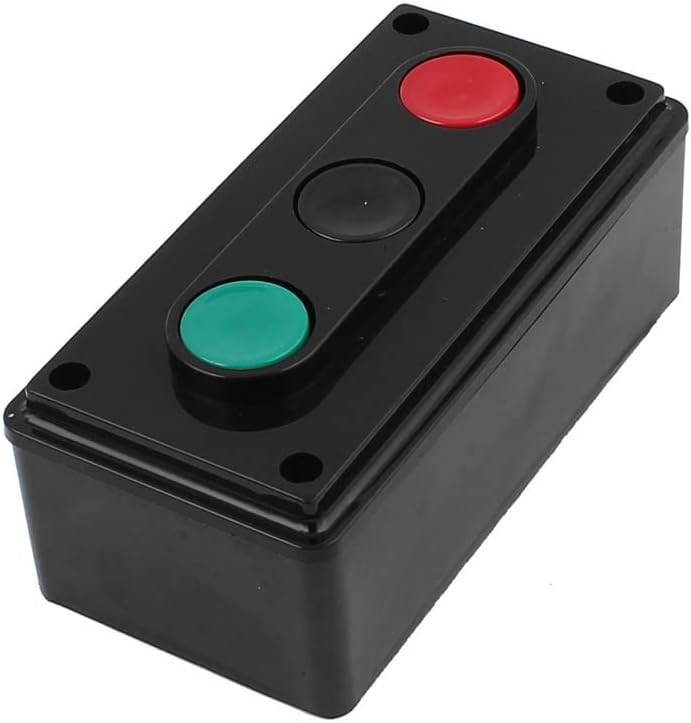 מתג בקרה תעשייתי LA4-3H שלוש כפתור כפתור בקרת מיקום תיבת הפסקת כפתור הפסקת כפתור