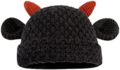 כובע צמר פרהורן ילדים ארוגים כובעי כובע סוודר רב -תכליתי