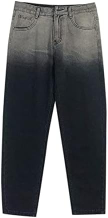 מיאשוי בבאגי לגברים גדול רופף ג ' ינס מכנסיים הרלן אופנה מכנסיים שיפוע גברים של גברים של מכנסיים קצף