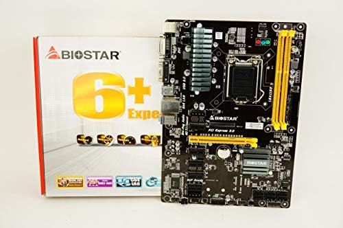 BIOSTAR 189846 לוח אם TB85 CORE I7/I5/I3 LGA1150 B85 DDR3 SATA PCI Express USB ATX קמעונאות
