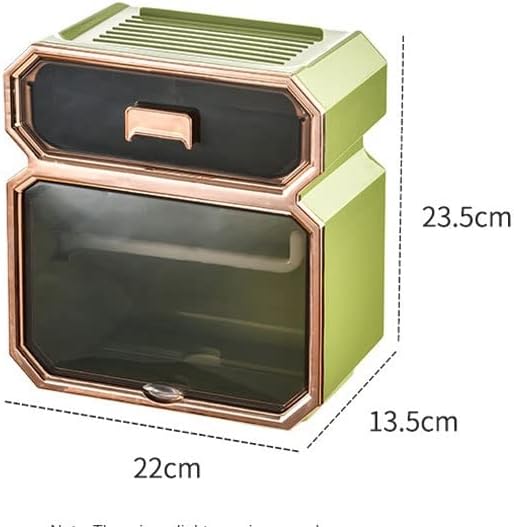 WODMB קופסת נייר טואלט אור קופסת פנים יוקרה מגבת מגבות קופסת אחסון רב-פונקציונלית רכבה על קיר
