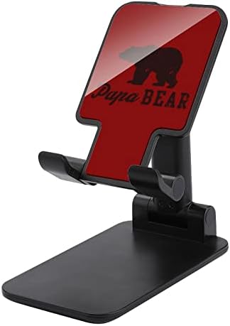דוב פאפא דוב טלפון סלולרי מתקפל עמדת טבלאות מתכווננת הרכבה על שולחן העבודה בשולחן העבודה.