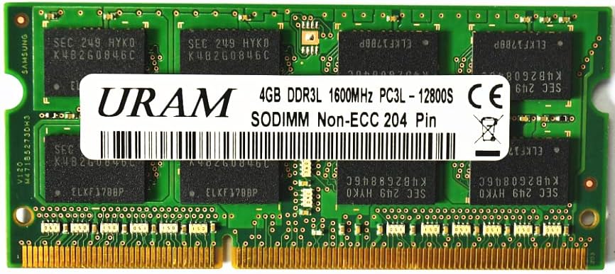 זיכרון מחשב נייד URAM 4GB DDR3 DDR3L 1600MHz PC3L-12800 1.35V SODIMM HYNIX IC RAM מודול עבור Apple IMAC