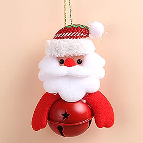 סל חג המולד של חג המולד קישוטי קישוטי קישוטי תליונים בפעמונים קישוטי עץ חג המולד בובות קישוט חג המולד תלוי