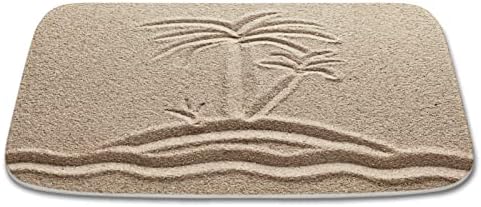 קיץ חוף כף עץ אמבטיה שטיחים טרופי צמח חול דפוס אמבטיה מחצלת החלקה אמבטיה דקור מחצלות קורל קטיפה דלת