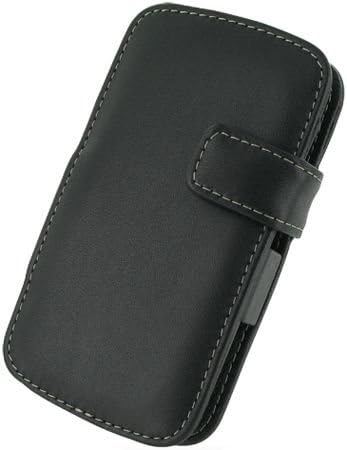 מארז עטיפת עור שחור של מונאקו עם קליפ חגורה ניתנת לניתוק עבור T-Mobile HTC Sensation 4G