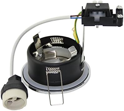 סגסוגת אבץ IP65 אטום למים עגול GU10 MR16 נורת נקודה 3 גופי תאורה של LED שקועים
