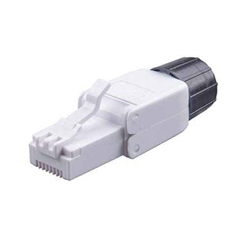 Lysee Plug ומחברים - Cat6a Cat6 Cat5e מחבר RJ45 Conector UTP Ethernet 8P8C כלי תקע חיבור בחינם ניתן לחזור