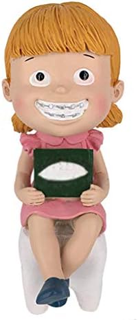 ליושי צעצוע שיניים מודל הוראה מודל קישוט יצירתי מרפאת שיניים מרפאת שיניים מתנה לשיננית, LittleGirl