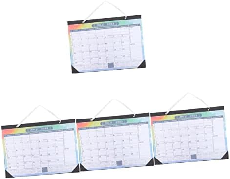 CIIEEEO 4PCS 2024 נייר מתכנן לוח השנה של לוח השנה