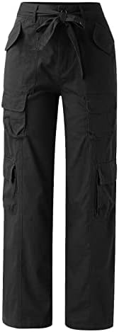 נשים מכנסיים חליפות מקרית 2023 מכנסיים מטען אישה בכושר רגוע בבאגי בגדי נשים עבודת מכנסיים משרד מזדמן גבוהה