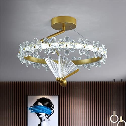 ZHAOLEI LED אורות תקרה נורדי מנורת תקרה לחדר שינה סלון חדר אוכל מסעדה תפאורה זהב זהב
