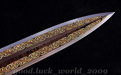 GLW דפוס קטאנה פלדה חרב סינית צ'יבי ג'יאן סגסוגת סגסוגת