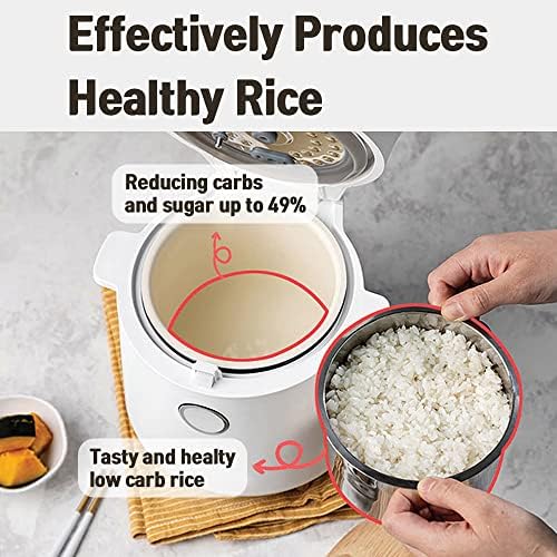 Banu mini דלת פחמימות דיגיטליות לדיגיטליות ניתנות לתכנות סיר אורז רב-פונקציונלי, הפחתת סיר איטי