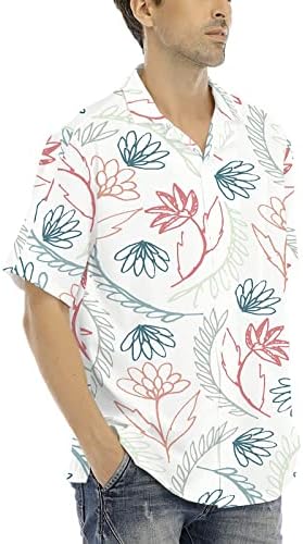 חולצות טי קיץ לגברים לוגו בהתאמה אישית חולצות גברים מגדירים שרוול קצר כפתור מזדמן במורד חולצות