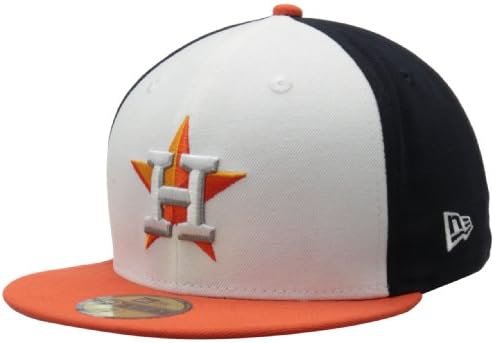 ליגת הבייסבול יוסטון אסטרוס לבן קדמי בסיסי 59 חמישים מצויד כובע
