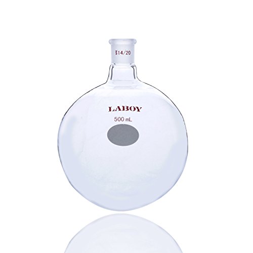 זכוכית לבוי 10 מ ל צוואר יחיד בקבוק רותח תחתון עגול קיר כבד עם 14/20 חימום משותף תגובה קבלת בקבוק