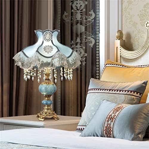 מנורת שולחן מלאכה של שרף שרף עבה תאורה דקורטיבית מנורה ליד מיטה מלון לובי חדר שינה מסדרון ארמון