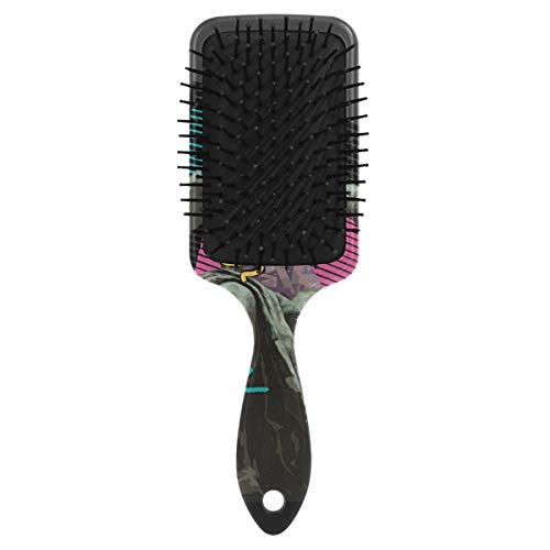 מברשת שיער של כרית אוויר של VIPSK, גרפיטי צבעוני פלסטיק, עיסוי טוב מתאים ומברשת שיער מתנתקת אנטי סטטית