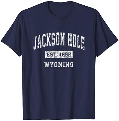 ג'קסון הול וויומינג ווי וינטג 'מבוסס חולצת טריקו לעיצוב ספורט