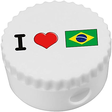 Azeeda 'אני אוהב את ברזיל' מחדד עיפרון קומפקטי