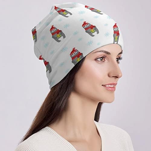 בייקוטואן עצלן עם מתנות הדפסת כפת כובעי גברים נשים עם עיצובים גולגולת כובע