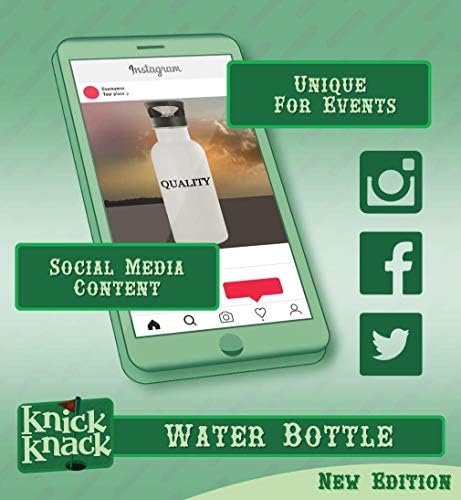 מתנות Knick Knack Christer - בקבוק מים מפלדת אל חלד 20oz, כסף