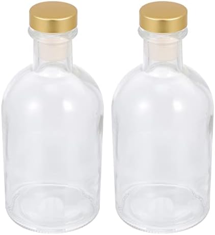 DOITOOL DEKER DEKER שמנים אתרים בתפזורת 2 יחידות מזכוכית בקבוקי מפזר זכוכית מיני אגרטל פרחים