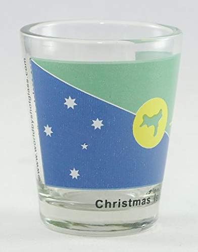 זכוכית שוט דגל אי חג המולד
