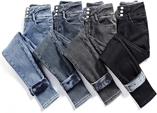 על מכנסיים מכנסיים מכנסיים מפוארים מכנסי ג'ינס לנשים מותניים ישרים חרן מג'ינס חמים רופפים ג'ינס ג'ינס ג'ינס