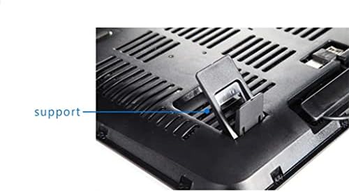 מחברת Cujux רדיאטור 5V 5V מאוורר USB חיצוני חיצוני כרית קירור ניידת תומך במאוורר לוח מתכת שקט