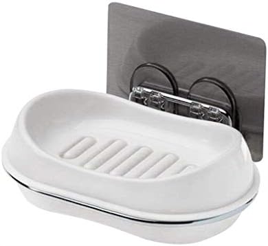קופסת סבון פלסטיק של WSZJJ, קופסת סבון אמבטיה ניקוז אמבטיה צלחת סבון יניקה כוס קיר מגש סבון