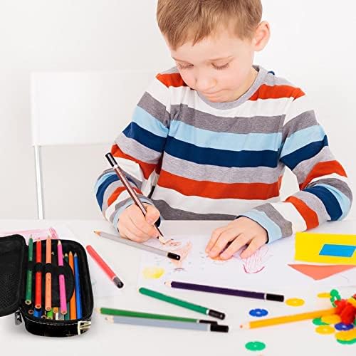 בית ספר אדמיון מתעסק זמן שעון זמן גורל עיפרון נרתיק עט צבעוני נערות ניידות נערות קוסמטיקה שקית שולחן מארגן
