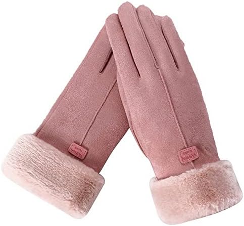 חורף חמוד פרוותי חם כפפות אצבע מלאה כפפות נשים חיצוני ספורט נשי כפפות מסך