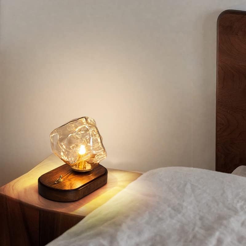 מעצב Ledyz מנורה שולחן קרח מנורה ליד מיטה לילה אור חדר שינה ספה אווירה מנורת רטרו רטרו לימוד מנורה שולחן