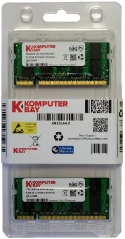 Komputerbay 8 GB PC2-6400 DDR2-800 ערכת זיכרון מחשב נייד כפול SODIMM
