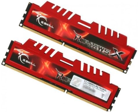 G.Skill Ripjaws X Series 16GB 240 פינים DDR3 SDRAM DDR3 1600 דגם זיכרון שולחן עבודה F3-12800CL9Q-16GBXL