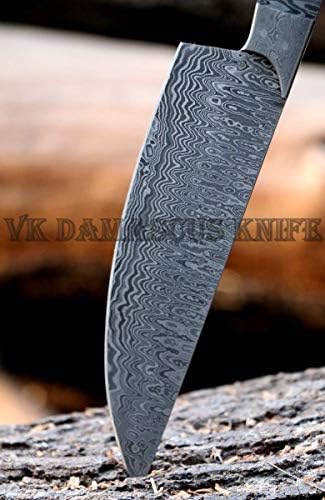 סכין מטבח סכין מטבח סכין מעשה יד בעבודת יד סכין סכין ריק בהתאמה אישית 12.50 אינץ 'VK7007