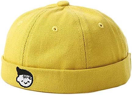 כובעי ילדים של OneFti כל עונות עונות חדשות רטרו כובעי כובעי כותנה יאפי כובעים 3-8 כובעי עור מלון