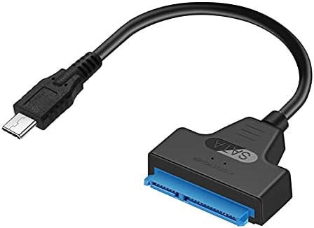 Newrys כונן קשיח מתאם כבל תקע הפעל USB2.0 USB3.0 Type-C ל- SATA כבל מתאם HDD יציב SATA USB2.0