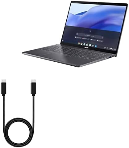 כבל גלי תיבה התואם ל- Acer Chromebook ספין 714 - כבל PDIRSYNC PD - USB -C ל- USB -C, סוג C מקומו 3ft טעינה