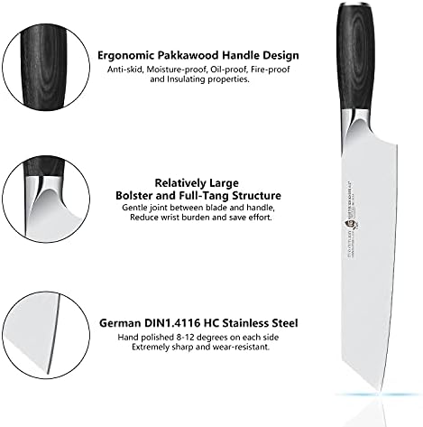 סכין טו קיריצקה, סכין שף יפני קליבר ירקות בגודל 8.5 אינץ