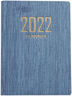 מתכנן חודשי שבועי A7 קלאסי 2022 זמן 365 ימים לוח זמנים ספר תזכורת פנקס רשימות לוח זמנים למתכנן