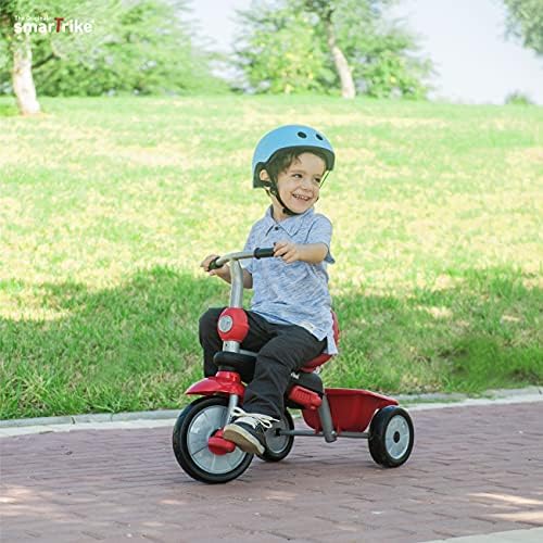 אופני דחיפת תלת אופן של סמרטרייק זום פעוט אופניים - טריק מתכוונן לתינוק, פעוט, תינוקות בגילאי 15 חודשים