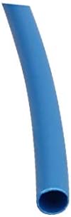 X-deree polyolefin חום התכווץ צינור כבל צינור שרוול 20 מטר באורך 1.5 ממ כחול דיה פנימי (Manga de Cable de Alambre