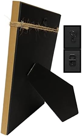 לוח עץ הכרת תודה של דקסה-תוצרת ארה ב-6 איקס 9 - קיר מסגרת אנכי קלאסי וקישוט שולחן / כן ציור וקרס תלוי