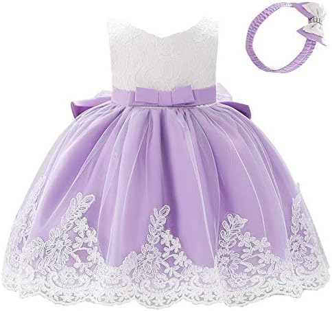 שמלות תינוקות חינניות לבושות שמלות תחרות חתונה פרח לילדה יום הולדת שמלות טול