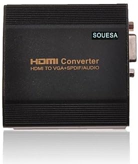 HDMI ל- VGA+SPDIF/ממיר שמע