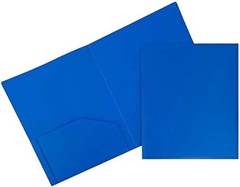 ריבת נייר כבד החובה פלסטיק 2 כיס נוסף קשה בית ספר תיקיות-מגוון צבעי יסוד-6 / חבילה